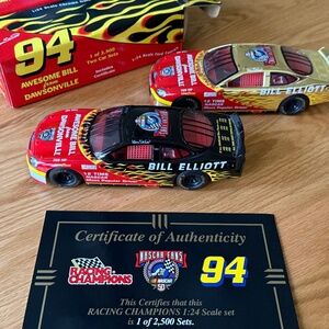 Limited edition Racing Champions  #94 Bill Elliott die-cast two-car set